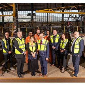 Growing metal fabrication facility in Newport recognised by South Wales MP